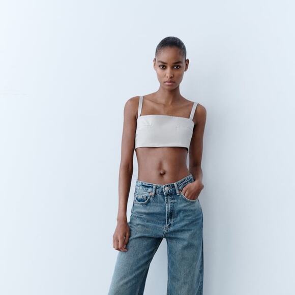 ZARA CROPPED TANK TOP - Picture 2 of 7